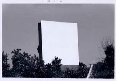Galaxy Drive-In Theatre - Screen April 1966 (newer photo)